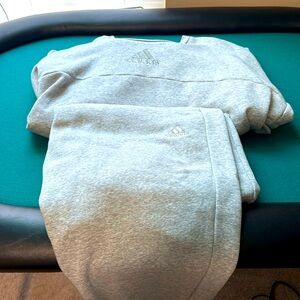 Adidas Gray Windbreaker Jacket